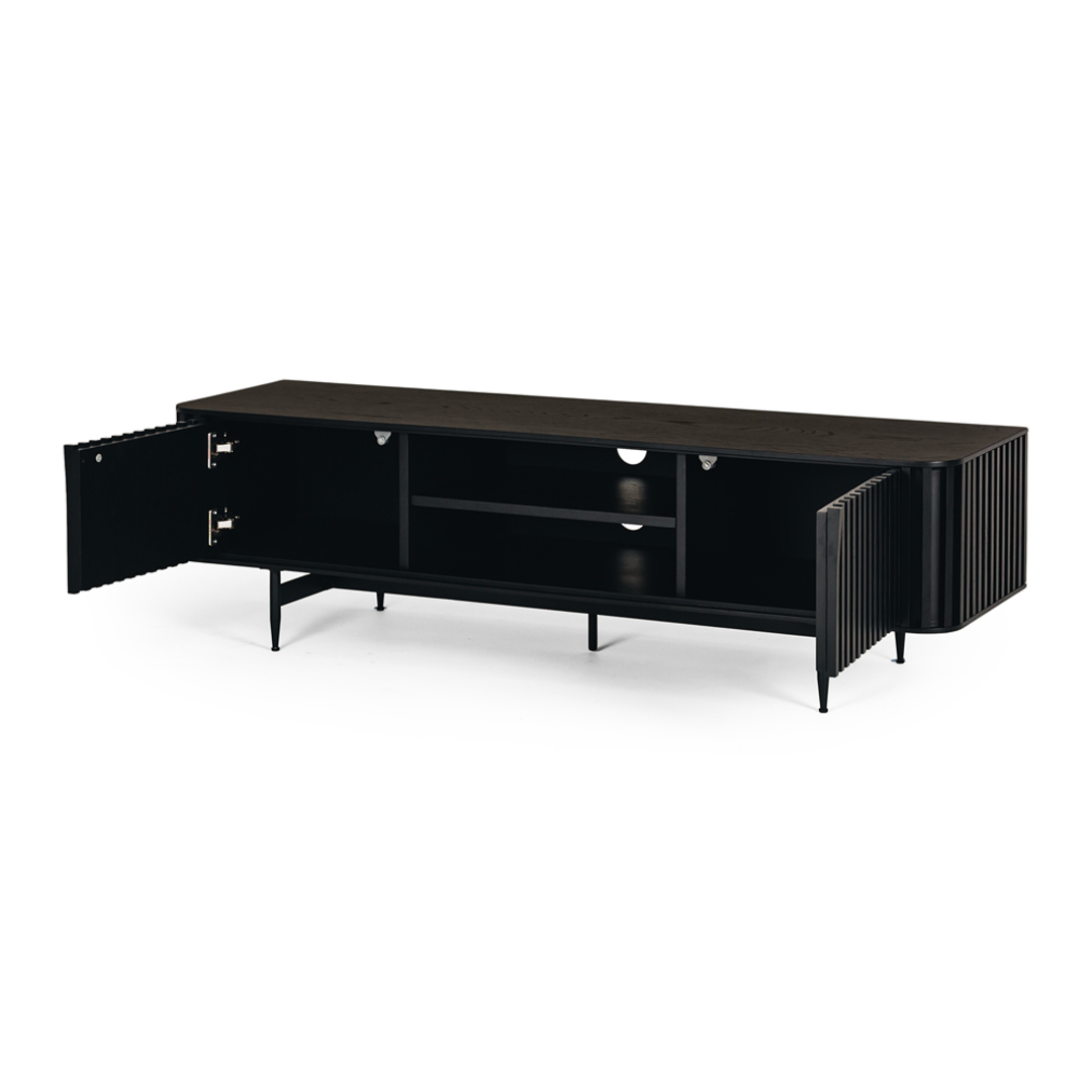 Linea TV Stand - All Black image 2